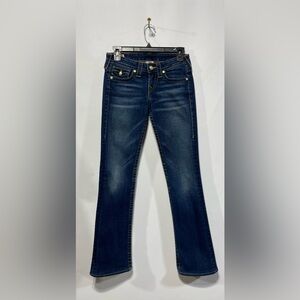True Religion Section Becky Boot Cut Jeans Women’s Size 25 Inseam 30”‎